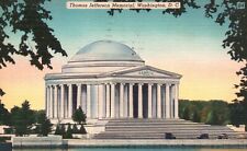 Postcard Washington DC Thomas Jefferson Memorial 1951 Linen Vintage PC G9160 picture