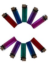 10 Pcs Full Size Disposable Butane Lighter Assorted Colors picture