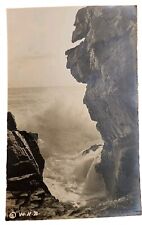 RPPC Postcard Thunder Hole Receding Wave Mount Desert Island Maine *C7159 picture