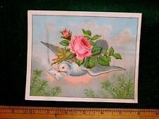 Lovely White Dove Rose Envelope Victor Mara Coffee, Stinchcomb, Hendry & Co #N picture