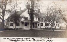 1907, The Wayland, DUNSTON CORNER, Maine Real Photo Postcard picture