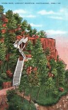 Vintage Postcard Roper's Rock Lookout Mountains Staircase Chattanooga Tennessee picture