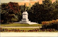 Vintage postcard- Schiller Monument in Lincoln Park Chicago Illinois posted 1904 picture
