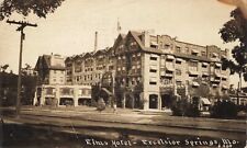 Elms Hotel, Excelsior Springs, Missouri MO - 1918 Real Photo RPPC picture