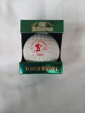 Vintage 1982 Old St Andrews Scotch Whisky Golf Ball Mini Collectible Decanter  picture