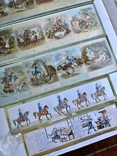 6 Various Early Long Glass Antique Magic Lantern Slides Story Folk Tales Vintage picture