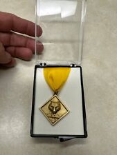 Boy Scouts of America Vintage Webelos Den Leader Award Medal in Box picture