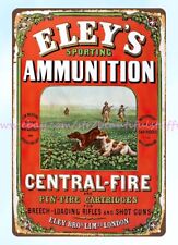 room design eley's sporting ammunition cartridges rifle shot gun metal tin sign picture