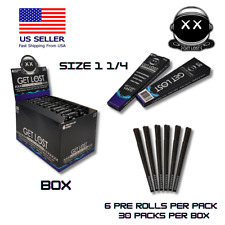 Get lost black pre rolled cones 🔥 1 1/4 size🔥30 Packs Per Box🔥BOX🔥 picture