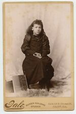 Teenage Girl with Crippled  Hand & Children Book Vintage Photo Gale, Joliet IL picture
