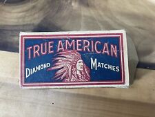 Antique True American Diamond Matches Box - Empty Box Only picture