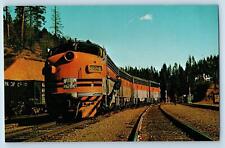 c1950's F7 Freight Diesel Western Pacific RR Co. Keddie California CA Postcard picture