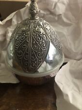 Extremely Rare Silver Egg shape Vintage Lipstick Holder picture