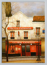 Vintage 1980s La Mere Catherine Paris Postcard picture