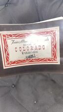1943 TRAINS PHOTO ALBUM COLORADO RAILROADS TRAIN BOOK #4 Vintage Books Pictures picture
