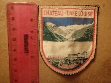 Embroidered Souvenir Patch-CHATEAU, LAKE LOUISE, ALBERTA, CANADA-Excellent picture