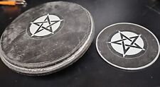 Pentagram Wooden Tablet Set | Coaster & Riser? Looks Handmade picture