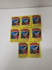 1978 Topps Battlestar Galactica Lot Of 8 Unopened Wax Packs picture