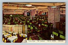 Chicago IL, YMCA Hotel, Oriole Room Cafeteria Dining Vintage Illinois Postcard   picture