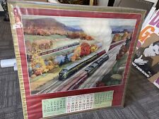 1951 Pennsylvania Railroad (PRR) Large Format Calendar Rare picture