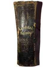 LANDSTAD SALMEBOG 1880 Book Antique Norwegian Hymn Book picture