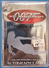 2002 Rittenhouse James Bond: 40th Anniversary Base Cards complete set - PLUS picture