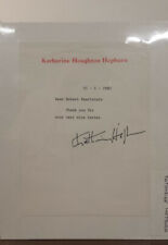 Authentic Katharine Hepburn Autograph Typed 1982 Letter Signed Original picture
