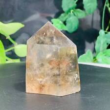 180g Natural Smoky Crystal Quartz Obelisk Wand Point Reiki Tower Healing picture