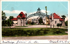 Entrance To Audubon Place, New Orleans, Louisiana, Vintage Postcard picture