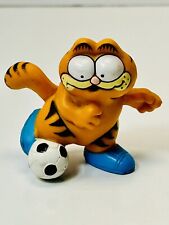Vintage 1980's Garfield Kicking Soccer Ball Figure picture