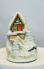 Vintage Goebel Olszewski 1991 1st Edition Winterfest Miniature House Cottage picture