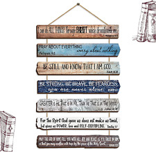 Christian Wall Art Wooden Bible Verses Wall Decor Scripture Wall Art Religious I picture