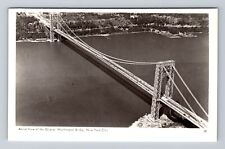 New York City NY, RPPC Aerial George Washington Bridge, Vintage Postcard picture