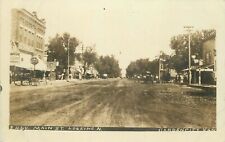 Postcard RPPC Kansas Garden City Main Street looking north #2460 23-8116 picture