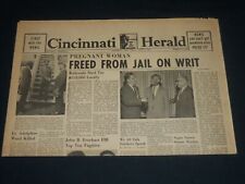 1963 JUNE 14 CINCINNATI HERALD NEWSPAPER - LT. ADOLPHUS WARD KILLED - NP 4407 picture