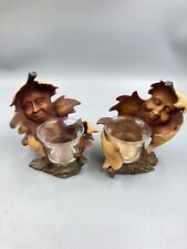 Innovations Oakleaf Candle Holders 1990's RARE picture