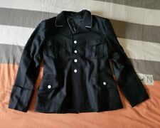 WWII German Elite Army 1932 M32 Black Wool Tunic Jacket Size 42 inch - Repro picture