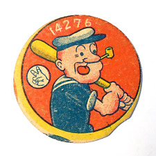 Popeye 1950's Vintage Rare card menko old  japanese baseball picture
