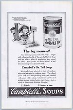 1922 Campbells Ox Tail Soup Vintage Ad Campbell Kids Valentine Mail Mailbox picture
