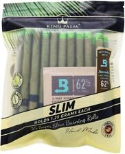 King Palm | Slim Size | Natural | Organic Prerolled Palm Leafs | 25 Rolls picture