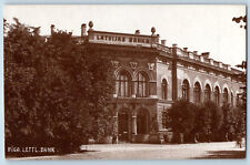 Riga Latvia Postcard Lettl Latvijas Bank c1920's Antique Unposted RPPC Photo picture
