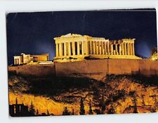 Postcard Night View Athens Greece picture