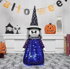  Halloween Witch Wizard Light up Walking Laughing with Sound Control & Purple picture