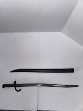 VINTAGE FRENCH CHASSEPOT BAYONET W/ MATCHING # SCABBARD picture