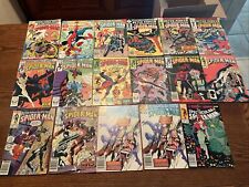 the spectacular spider-man comic lot of 17, king size annual#1, 1977-1992 Fine picture