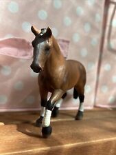 Schleich Brown Dressage Hanoverian Mare 2004 Horse Retired Figure Figurine Toy picture