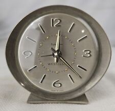 Westclox Baby Ben Deluxe Antique Silver  Style Luminous Wind-up Alarm Clock picture