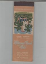 Matchbook Cover Hollywood, Florida Hollywood Beach Hotel By The Sea picture