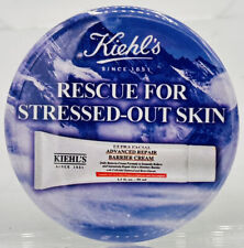 Kiehl's Skin Care Rescue Since 1851 Advertising Lapel Hat Jacket Pinback Button picture