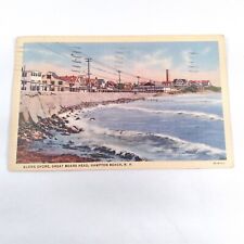 New Hampshire Hampton Beach -Great Boars Head- Shore c1933 Postcard Posted 1942 picture